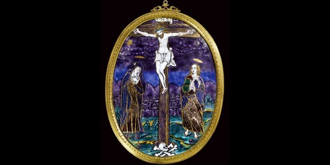 crucifixion-jean-court-XVII-17-siecle-suthebys-gilt-painted-enameled-copper