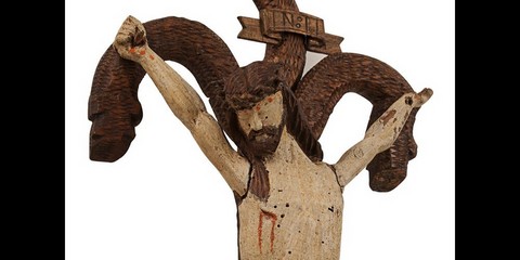 Crucified on a tree Poland 17th Century seventeenth