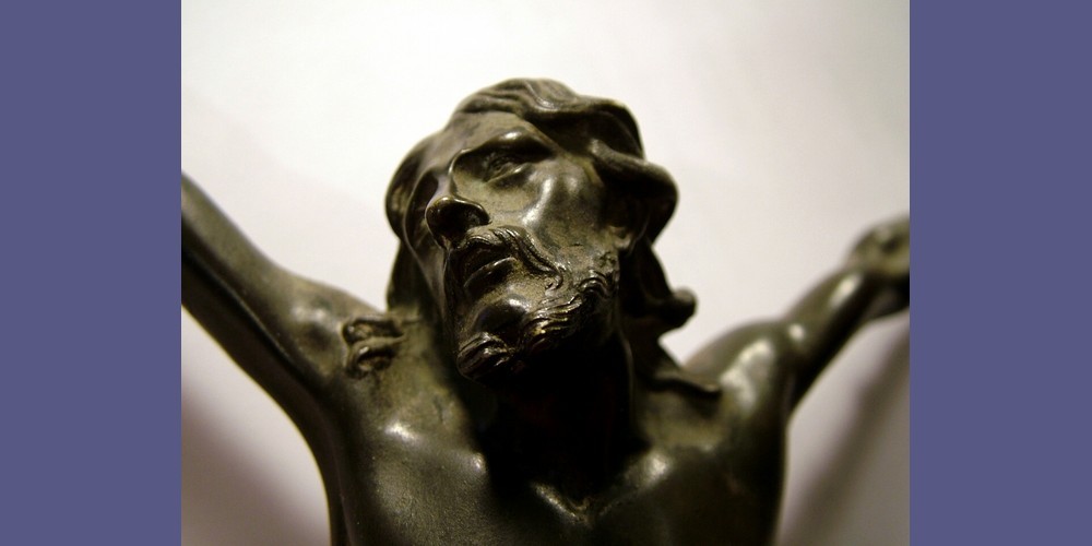 CHRIST EN BRONZE DU DEBUT DU 19E SIECLE