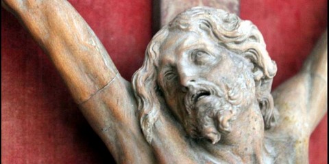 Tryptique Crucifixion Ecole ANVERSOISE vers 1540 entourage du Maitre de Francfort
